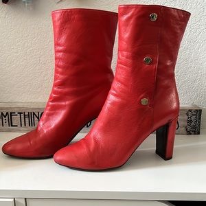 JIMMY CHOO RED BOOTS!